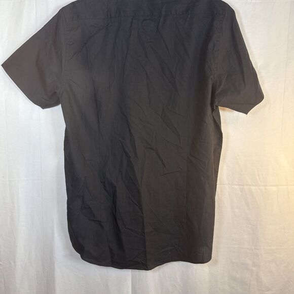 Men’s Primark Black Short Sleeve Button Down Shirt Size Large NWT - Picture 12 of 12